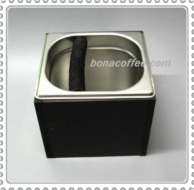 Coffee Knockbox Stainless Steel with Stand
