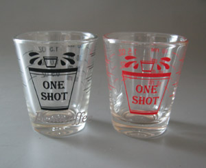 one shot glass