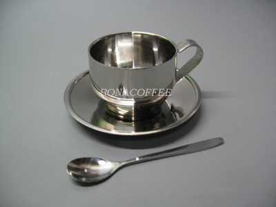 stainless steel coffee cup