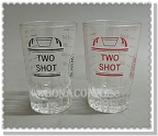 Two shot glass cup